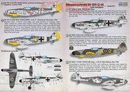  Print Scale Decals  1/72 Messerschmitt Bf.109G-14 Late PSL72406