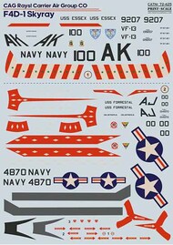  Print Scale Decals  1/72 Douglas F4D-1 Skyray PSL72425