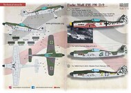 Print Scale Decals  1/72 Focke-Wulf Fw.190D-9 Part 1 PSL72429