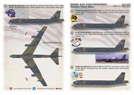  Print Scale Decals  1/72 Boeing B-52 Stratofortress. Operation Desert Storm PSL72459