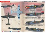  Print Scale Decals  1/72 Messerschmitt Bf.109B/D PSL72497