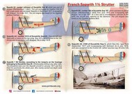  Print Scale Decals  1/72 French Sopwith 1 1/2 Strutter PSL72501