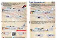 Republic F-84F Thunderstreak.Set for one option #PSL72554