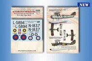  Print Scale Decals  1/72 de Havilland DH-82b Tiger Moth Queen Bee Part 1 PSR72002