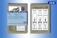  Print Scale Decals  1/72 Bomb trolley with the lift. Luftwaffe WWII. SC 250 JB, JC, K. PSR72006