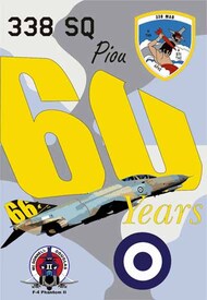 McDonnell F-4E Phantom 338 Sqn ARES callsign PIOU #PD32-203
