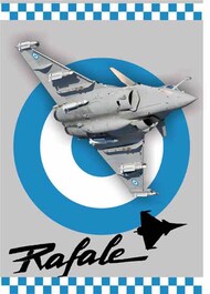 Greek Dassault RAFALE insignias and basic stencils #PD48-2202
