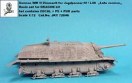 German WWII Zimmerit for Jagdpanzer IV L/48 - Late Version #JKT72046