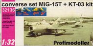  ProfiModeller  1/32 to convert Mikoyan MiG-15 to MiG-15T tow aircraft with Tow Target KT-03 PF32136P
