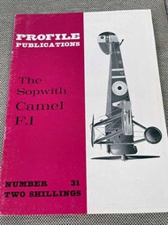  Profile Publications  Books Sopwith Camel F.1 PFP031