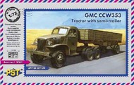  PST Models  1/72 GMC CCW353 Tractor w/Semi-Trailer PST72064