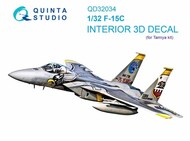McDonnell F-15C Eagle 3D-Printed & coloured Interior on decal paper* #QTSQD32034