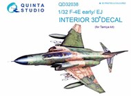 McDonnell F-4E early/F-4EJ Phantom 3D-Printed & coloured Interior on decal paper OUT OF STOCK IN US, HIGHER PRICED SOURCED IN EUROPE #QTSQD32038