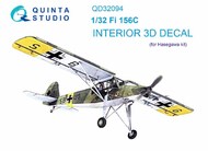  Quinta Studio  1/32 Interior 3D Decal - Fi.156C Storch (HAS kit) QTSQD32094