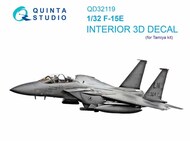 McDonnell F-15E Eagle 3D-Printed & coloured Interior on decal paper* #QTSQD32119