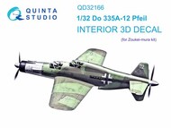 Interior 3D Decal - Do.335A-12 Pfeil (ZKM kit) #QTSQD32166