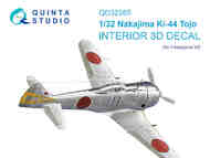 Nakajima Ki-44 Tojo 3D-Printed & coloured Interior #QTSQD32265