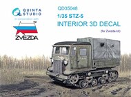  Quinta Studio  1/35 Interior 3D Decal - STZ-5 (ZVE kit) QTSQD35048