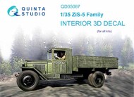  Quinta Studio  1/35 Interior 3D Decal - ZiS-5 Family QTSQD35067