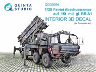  Quinta Studio  1/35 German Patriot Abschussrampe Auf 15t mil gl Br A1 3D-Printed & coloured Interior on decal paper QTSQD35094