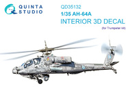 Bell/Boeing AH-64A 3D-Printed & coloured Interiorx #QTSQD35132