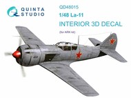  Quinta Studio  1/48 Lavochkin La-11 3D-Printed & coloured Interior on decal paper QTSQD48015