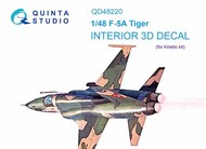 Interior 3D Decal - F-5A Tiger (KIN kit) OUT OF STOCK IN US, HIGHER PRICED SOURCED IN EUROPE #QTSQD48220