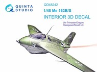 Messerschmitt Me.163B/S 3D-Printed & coloured Interior on decal paper* #QTSQD48242