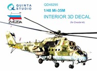 Mil Mi-35M 3D-Printed & coloured Interior on decal paper* #QTSQD48295