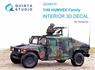  Quinta Studio  1/48 Interior 3D Decal - Humvee Family (TAM kit) QTSQD48310