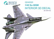 Interior 3D Decal - Su-30SM Flanker (GWH kit) OUT OF STOCK IN US, HIGHER PRICED SOURCED IN EUROPE #QTSQD48320
