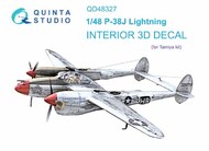 Quinta Studio  1/48 Interior 3D Decal - P-38J Lightning (TAM kit) QTSQD48327