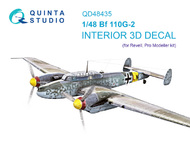 Bf.110G-2 3D-Printed & coloured Interior on decal paper #QTSQD48435