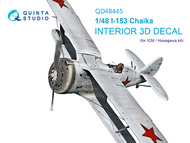 Polikarpov I-153 3D-Printed & coloured Interior on decal paper #QTSQD48445