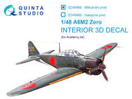 Mitsubishi A6M2 Zero (Mitsubishi Prod.) 3D-Printed & coloured Interior #QTSQD48468