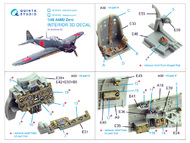 Mitsubishi A6M2 Zero (Nakajima Prod.) 3D-Printed & coloured Interior #QTSQD48469