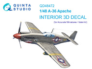  Quinta Studio  1/48 A-36 3D-Printed & coloured Interior OUT OF STOCK IN US, HIGHER PRICED SOURCED IN EUROPE QTSQD48472