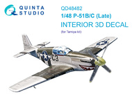 North-American P-51B/C (Late) 3D-Printed & coloured Interior #QTSQD48482