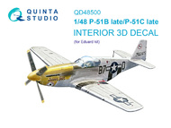 North-American P-51B Mustang late/P-51C Late 3D-Printed & coloured Interior OUT OF STOCK IN US, HIGHER PRICED SOURCED IN EUROPE #QTSQD48500