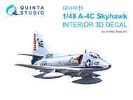 Douglas A-4C Skyhawk 3D-Printed & coloured Interior on decal paper #QTSQD48619