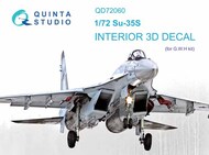 Sukhoi Su-35S 3D-Printed & coloured Interior on decal paper OUT OF STOCK IN US, HIGHER PRICED SOURCED IN EUROPE #QTSQD72060