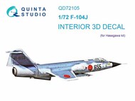 Interior 3D Decal - F-104J Starfighter (HAS kit) #QTSQD72105