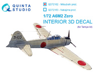 Mitsubishi A6M2 Zero (Mitsubishi Prod.) 3D-Printed & coloured Interio OUT OF STOCK IN US, HIGHER PRICED SOURCED IN EUROPE #QTSQD72162