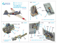 Mitsubishi A6M2 Zero (Nakajima Prod.) 3D-Printed & coloured Interior #QTSQD72163