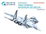 McDonnell F-15I Eagle 3D-Printed & coloured Interior on decal paper #QTSQDS48433