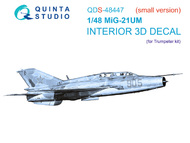 MiG-21UM 3D-Printed & coloured Interior on decal paper #QTSQDS48447