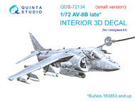 McDonnell-Douglas AV-8B late 3D-Printed & coloured Interior on decal paper #QTSQDS72134