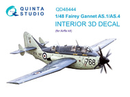 Fairey Gannet AS.1/AS.4 3D-Printed & coloured Interior #QDS48444