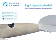  Quinta Studio  1/32 Light plywood, shaded QTSQL32004