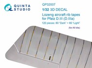 Lozenge rib tapes for Pfalz D.III/D.IIIa (All kits) #QTSQP32007